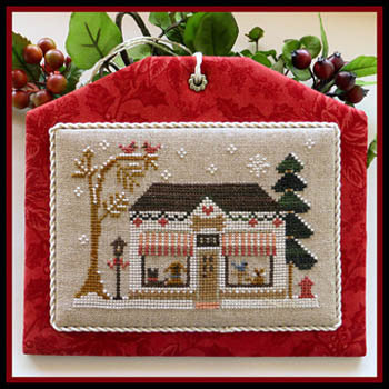 Hometown Holiday #9 Pet Store - Cross Stitch Pattern by Little House Needleworks