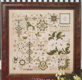 Dreaming of Daises - Cross Stitch Pattern By Rosewood Manor