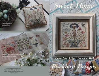 Sweet Home - Cross Stitch Chart by Blackbird Designs