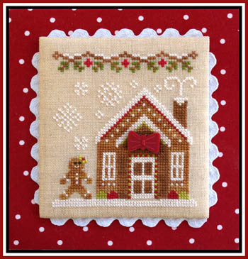 Gingerbread Village #05 -Gingerbread House 3 - Cross Stitch Pattern by Country Cottage Needleworks
