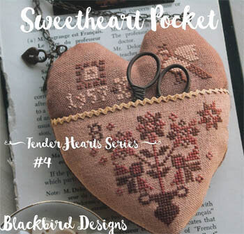 Sweetheart Pocket - Cross Stitch Pattern by Blackbird Designs