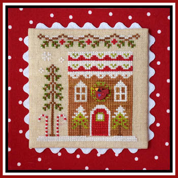 Gingerbread Village #06 -Gingerbread House 4 - Cross Stitch Pattern by Country Cottage Needleworks