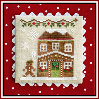 Gingerbread Village #08 -Gingerbread House 5 - Cross Stitch Pattern by Country Cottage Needleworks
