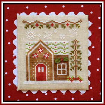 Gingerbread Village #09 -Gingerbread House 6 - Cross Stitch Pattern by Country Cottage Needleworks