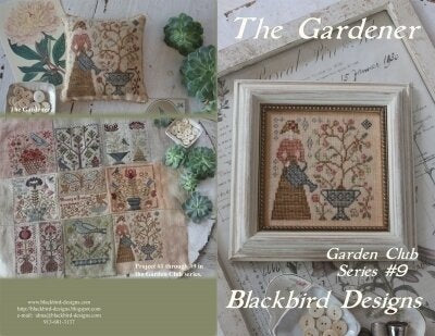 The Gardener - Cross Stitch Pattern by Blackbird Designs