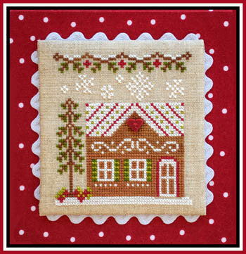 Gingerbread Village #10 -Gingerbread House 7 -Cross Stitch Pattern by Country Cottage Needleworks
