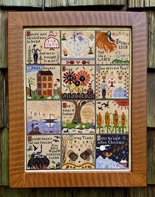 A Year at Hawk Run Hollow - Cross Stitch Pattern by Carriage House Samplings