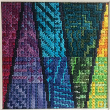 Color Delights - Rainbow 2 ~ Needlepoint Design