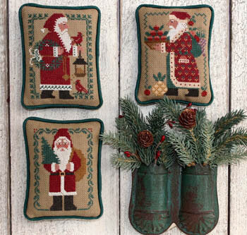 Santas Revisited II - Cross Stitch Pattern by The Prairie Schooler