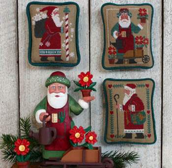 Santas Revisited III - Cross Stitch Pattern by Prairie Schooler