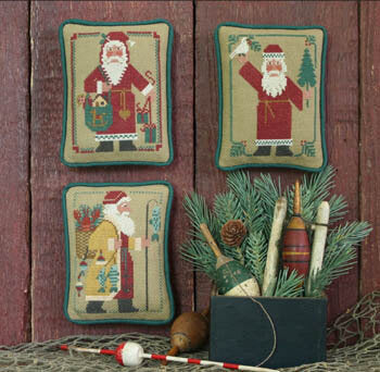 Santas Revisited IV - Cross Stitch Pattern by Prairie Schooler