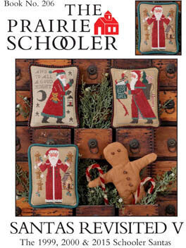 Santas Revisited V - Cross Stitch Pattern by Prairie Schooler