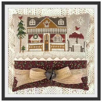 Hometown Holiday #16 Coffee Shop - Cross Stitch Pattern by Little House Needleworks