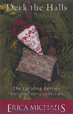 Deck the Halls - The  Caroling Berries Cross stitch pattern by Erica Michaels