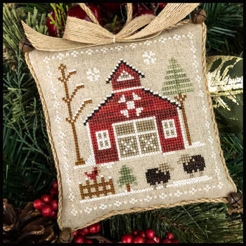 FarmHouse Christmas - Part 9 - Baa Baa Black Sheep - Cross Stitch Pattern by Little House Needleworks