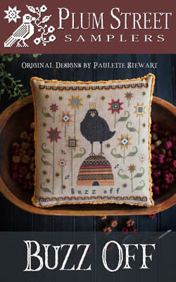 Buzz Off - Cross Stitch Pattern by Plum Street Samplers