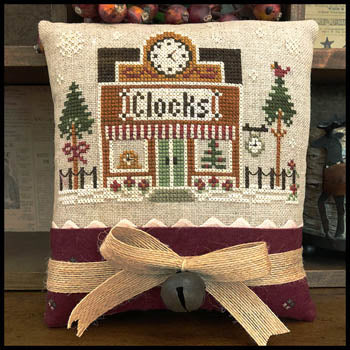 Hometown Holiday #17 Clockmaker - Cross Stitch Pattern by Little House Needleworks