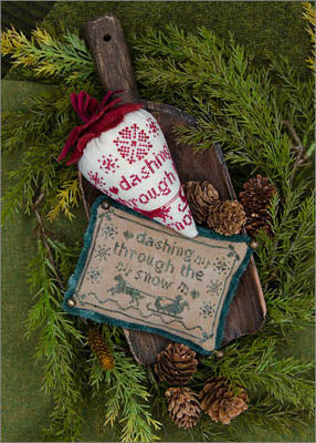 Jingle Bells - The  Caroling Berries Cross stitch pattern by Erica Michaels