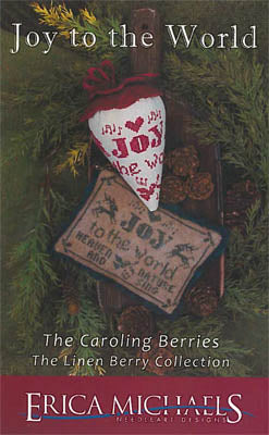 Joy to the World - The  Caroling Berries Cross stitch pattern by Erica Michaels