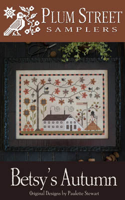 Betsy's Autumn - Cross Stitch Pattern by Plum Street Samplers
