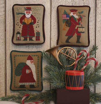Santas Revisited VII - Cross Stitch Pattern by Prairie Schooler
