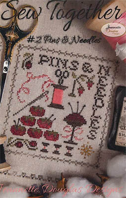 Sew Together #2 Pins & Needles - Cross Stitch Pattern by Jeannette Douglas