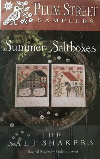 Summer Saltboxes - Cross Stitch Pattern by Plum Street Samplers