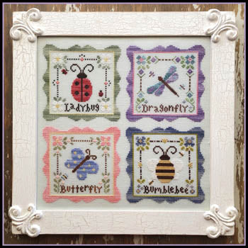 Garden Party - Cross Stitch Pattern by Country Cottage Needleworks