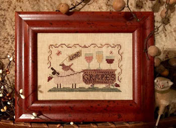 Delivering Wine Grapes - Cross Stitch Pattern by Homespun Elegance