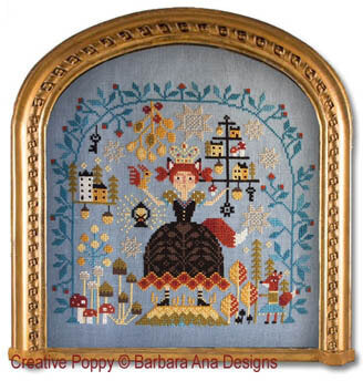 Forest Queen - Cross Stitch Pattern by Barbara Ana
