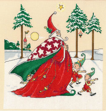 Christmas Wizard Cross Stitch Chart