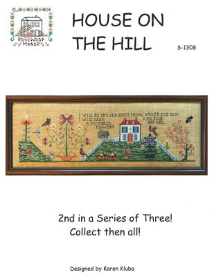 House on the Hill  -Cross Stitch Pattern By Rosewood Manor