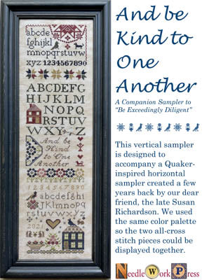 And be Kind to One Another - Cross Stitch Chart by Needlework Press