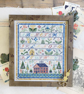 My Home in the Garden - Cross Stitch Pattern by Liz Mathews