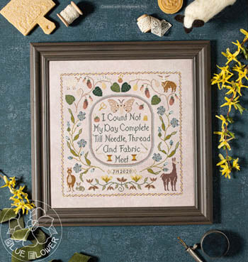 From Nature to my Needle - Cross Stitch Pattern by The Blue Flower
