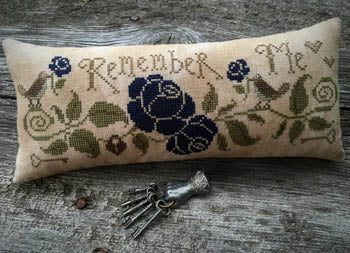 Remember Me Pinkeep - Cross Stitch Pattern by Scattered Seed Samplers