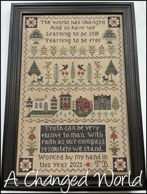 A Changed World - Cross Stitch Pattern by The Scarlett House