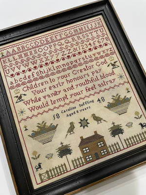 Caroline Suffling 1848 - Reproduction Sampler Pattern by The Scarlett House