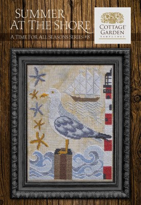 Time for All Seasons 8 - Summer At The Shore - Cross Stitch Pattern by Cottage Garden Samplings