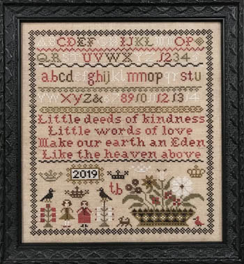Little Deeds Sampler - Cross Stitch Pattern by The Scarlett House