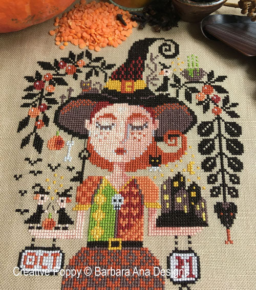 Witchy Dreams - Cross Stitch Pattern by Barbara Ana