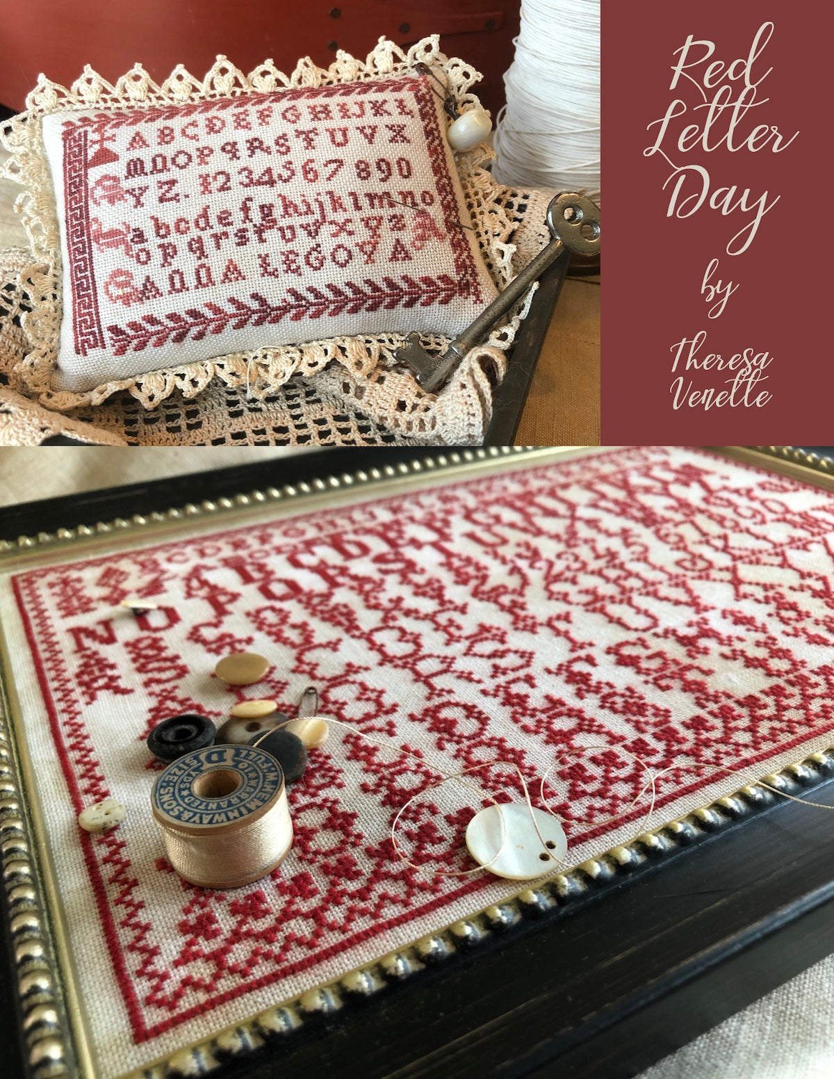 Red Letter Day - Cross Stitch Book by Shakespeare's Peddler