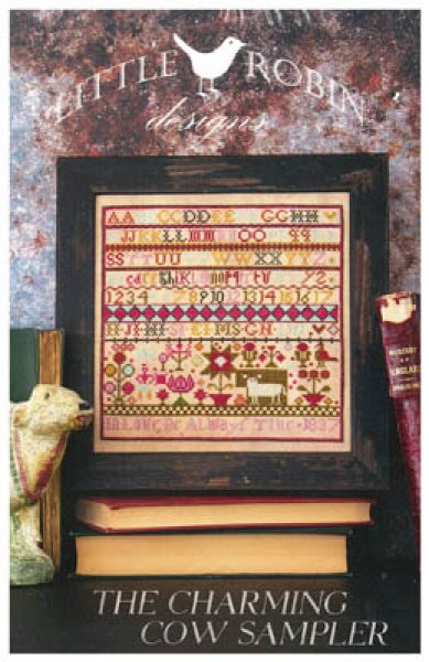Charming Cow Sampler - Cross Stitch Pattern by Little Robin Designs