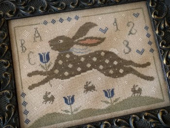 Cottontail & Company - Cross Stitch Pattern by Scattered Seed Samplers