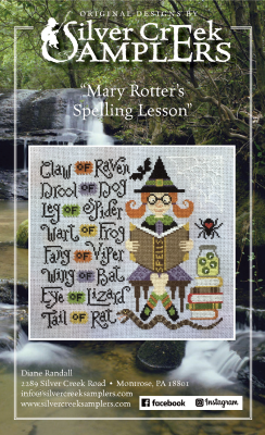Mary Rotter's Spelling Lesson - Cross Stitch Pattern by Silver Creek Samplers
