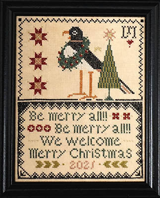 Be Merry All - Cross Stitch Pattern by La-D-Da