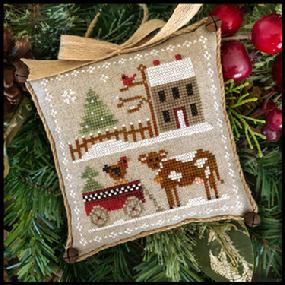 FarmHouse Christmas - Part 4 - Dairy Darlin' - Cross Stitch Pattern by Little House Needleworks