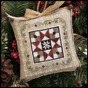 FarmHouse Christmas - Part 5 - Grandma's Quilt - Cross Stitch Pattern by Little House Needleworks
