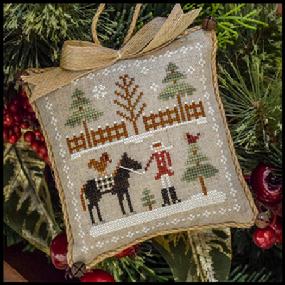 FarmHouse Christmas - Part 2 - Horsin' Around - Cross Stitch Pattern by Little House Needleworks