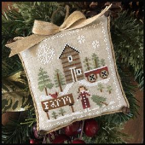 FarmHouse Christmas - Part 6 - Pinewood Farm - Cross Stitch Pattern by Little House Needleworks
